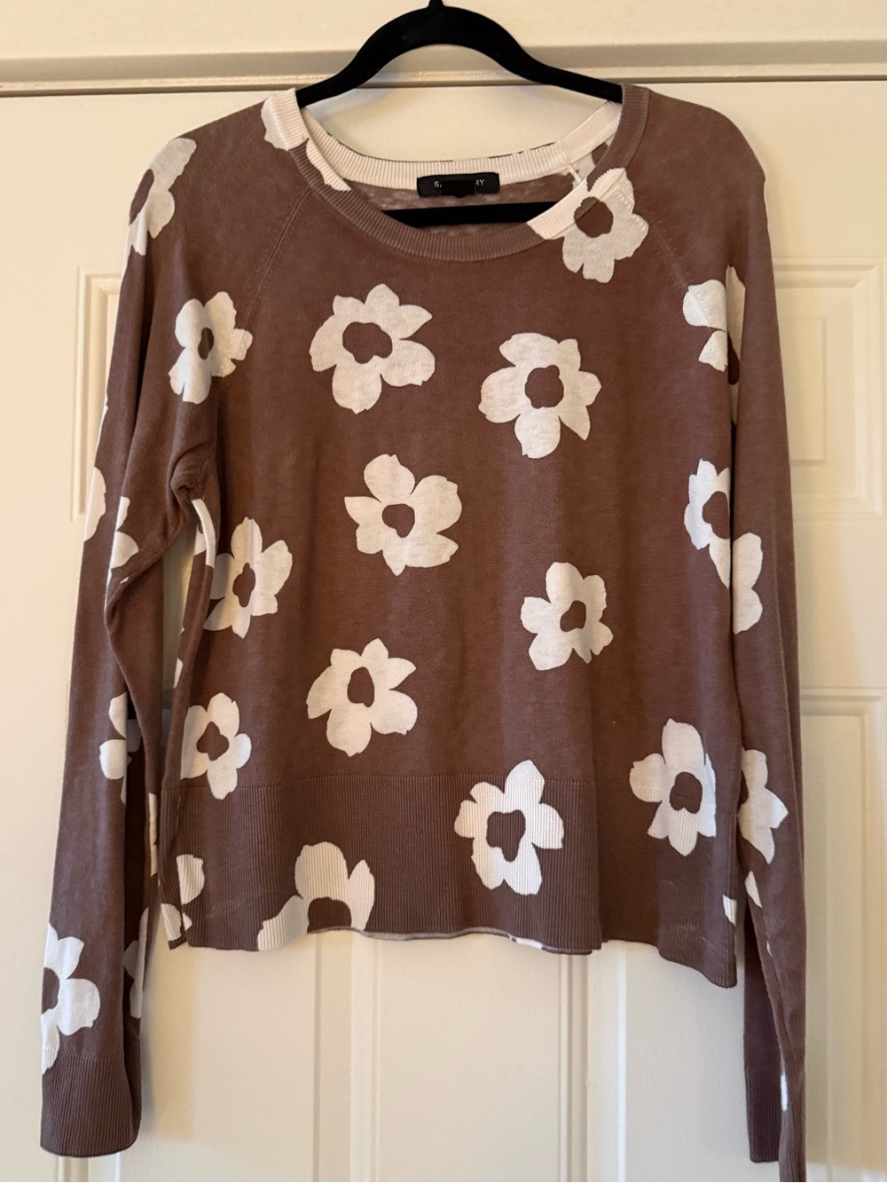Sanctuary brown floral long sleeve